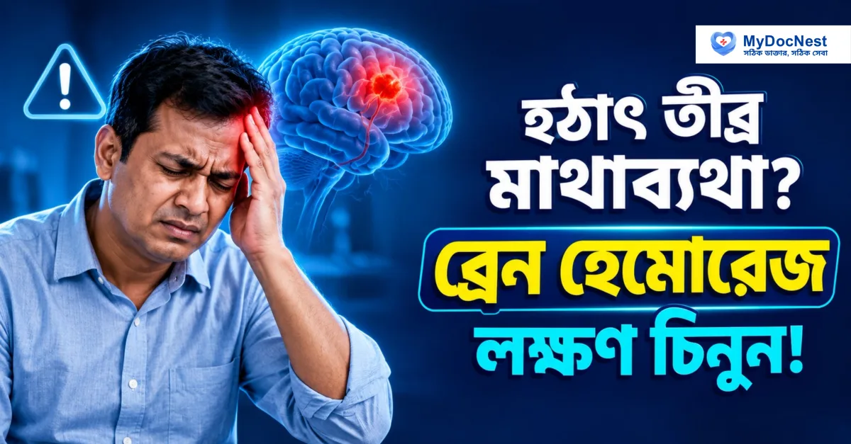 মস্তিষ্কে রক্তক্ষরণ (Brain Hemorrhage): লক্ষণ, কারণ, চিকিৎসা এবং প্রতিরোধ