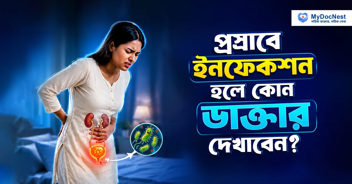 প্রস্রাবে ইনফেকশন হলে কোন ডাক্তার দেখাবো?